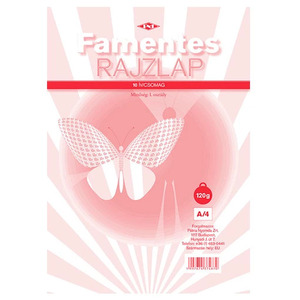 Rajzlap famentes A/4 120 g 10 lap/csomag