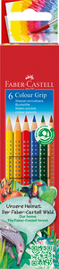 Faber-Castell Színes ceruza-készlet   6db-os háromszögletű GRIP