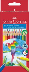 Faber-Castell Triangular Színesceruza-készlet, Papagáj / 24 darabos 116544