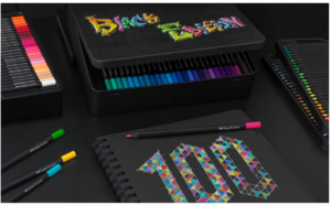 Faber-Castell Black Edition Sz&iacute;nesceruza-k&eacute;szlet / 100 darabos, f&eacute;mdobozban 116490