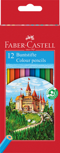 Faber-Castell Színes ceruza-készlet 12db-os hatszögletű kastélyos
