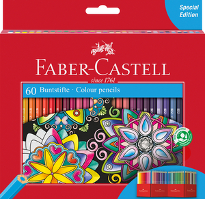 Faber-Castell Színes ceruza-készlet 60db-os hatszögletű
