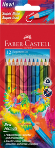 Faber-Castell Sz&iacute;nesceruza-k&eacute;szlet 12db-os h&aacute;romsz&ouml;gletű papag&aacute;j