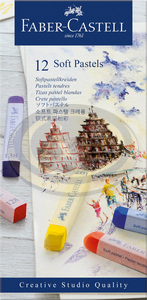 Faber-Castell Porpasztell kr&eacute;ta k&eacute;szlet 12db-os puha CREATIVE STUDIO