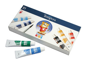ICO Creative Kids tenpera, 12 tubusos, színes 12 ml/tubus