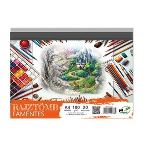 Rajzt&ouml;mb pd A4 fekvő 20 lap 120 g famentes