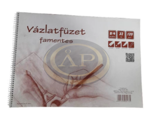 V&aacute;zlatf&uuml;zet spir&aacute;los B/4 32 lapos famentes