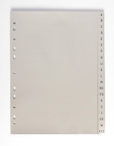 Bet&uuml;regiszter műanyag A4 A-Z Official