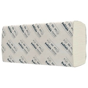 Interfold 'Z' hajt. kézt. 2 rtg. 150 lap/csom  FEHÉR 100% cellulóz,  WEPA SATINO PRESTIGE 275000 24x24 cm. ( H2 ) PT3