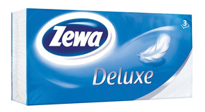 Papírzsebkendő 90db-os ZEWA Delux (illat nélkül)