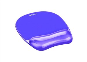 Egéralátét géltöltésű csuklótámasszal, LILA CRYSTAL SOFTGEL FELLOWES
