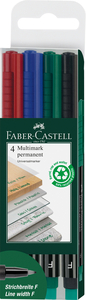 Faber-Castell Alkoholos filctollkészlet 4db-os F-es heggyel