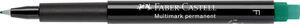Faber-Castell Alkoholos filctoll zöld F-es heggyel