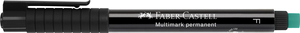 Faber-Castell Alkoholos filctoll fekete F-es heggyel