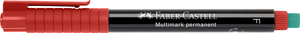 Faber-Castell Alkoholos filctoll piros F-es heggyel
