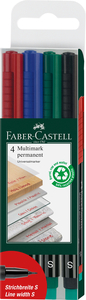 Faber-Castell Alkoholos filctollkészlet 4db-os S-es heggyel