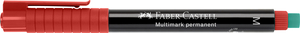 Faber-Castell Alkoholos filctoll piros M-es heggyel
