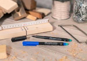 Faber-Castell Fóliaíró filctollkészlet 4db-os S-es heggyel