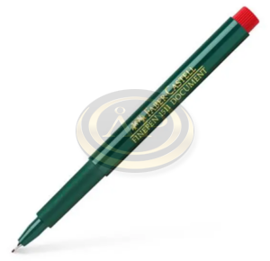 Faber-Castell Tűfilc 0,4mm 1511 Document piros