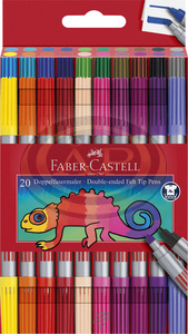 Faber-Castell Filctollk&eacute;szlet 20db-os k&eacute;tv&eacute;gű
