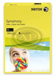 Xerox Symphony sz&iacute;nes karton A4/160g intenz&iacute;v s&ouml;t&eacute;ts&aacute;rga 250&iacute;v/csomag
