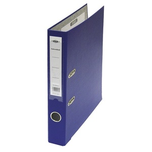 Iratrendező A4 5,5cm gerinc, k&eacute;k, lapraszerelt