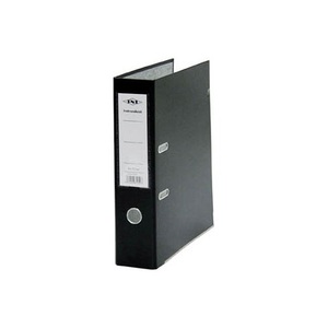 Iratrendező A4 75m gerinc, fekete, lapraszerelt