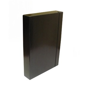 Füzetbox A/4 3 cm fekete