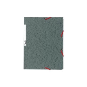 Gumis mappa EXACOMPTA prespán A/4 szürke