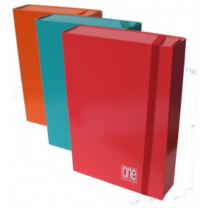 Füzetbox A/4 BLASETTI One Color (7cm) piros 5746