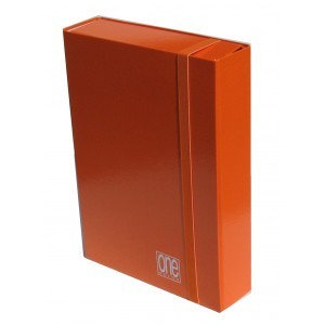 Füzetbox A/4 BLASETTI One Color (7cm) narancs 5749