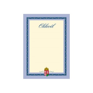 Oklevél pd A/4 álló címeres III.