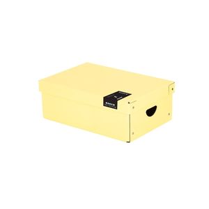 P+P PASTELINI yellow Tárolódoboz, 355x240x95 mm  7-01621