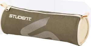Tolltartó Ico Student khaki / drapp, Henger alakú textil tolltartó.
