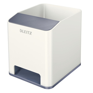 Leitz WOW kettős színhatású tolltartó, fehér-szürke, 53631001
