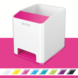 Leitz WOW kettős színhatású tolltartó, fehér-rózsaszín 53631023