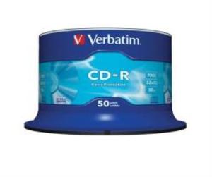 Verbatim CD-R 700Mb 52x, hengeres, 50db/csomag