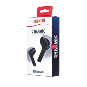 Maxell TWS fülhallgató, DYNAMIC earbuds, bluetooth, fekete