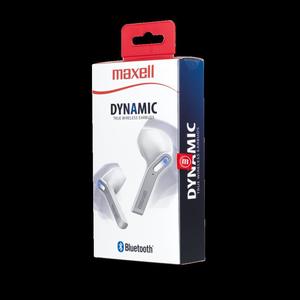 Maxell TWS fülhallgató, DYNAMIC earbuds, bluetooth, fehér