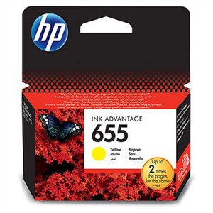 Tintapatron HP CZ112AE sárga No.655 sárga