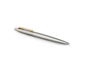 Golyóstoll Parker Royal Jotter, rozsdamentes acél, arany klipsz, 1953182