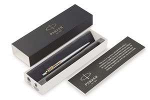 Golyóstoll Parker Royal Jotter, rozsdamentes acél, arany klipsz, 1953182