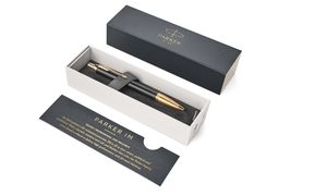 Golyóstoll Parker Royal IM Premium fekete cizellált, arany klipsz 1931667