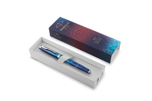 Töltőtoll Parker Royal IM Premium kék The Last Frontier Submerge cizellált, ezüst klipsz 2152859