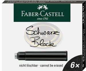 Faber-Castell Tintapatron 6db-os fekete