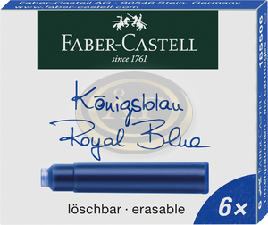 Faber-Castell Tintapatron 6db-os kir&aacute;lyk&eacute;k