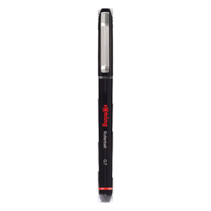 rOtring Rollertoll, 0,7 mm, kupakos, fekete
