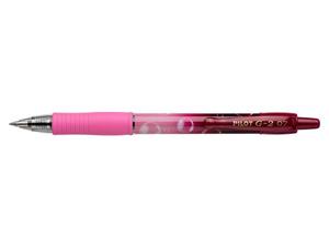 PILOT G-2 Pink Bubble Zseléstoll, 0,32 mm, nyomógombos, kék tinta
