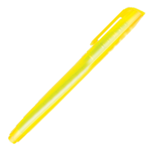Szövegkiemelő vékonytestű, sárga