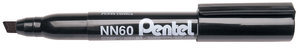 Pentel Marker alkoholos, vágott fekete hegy, NN60